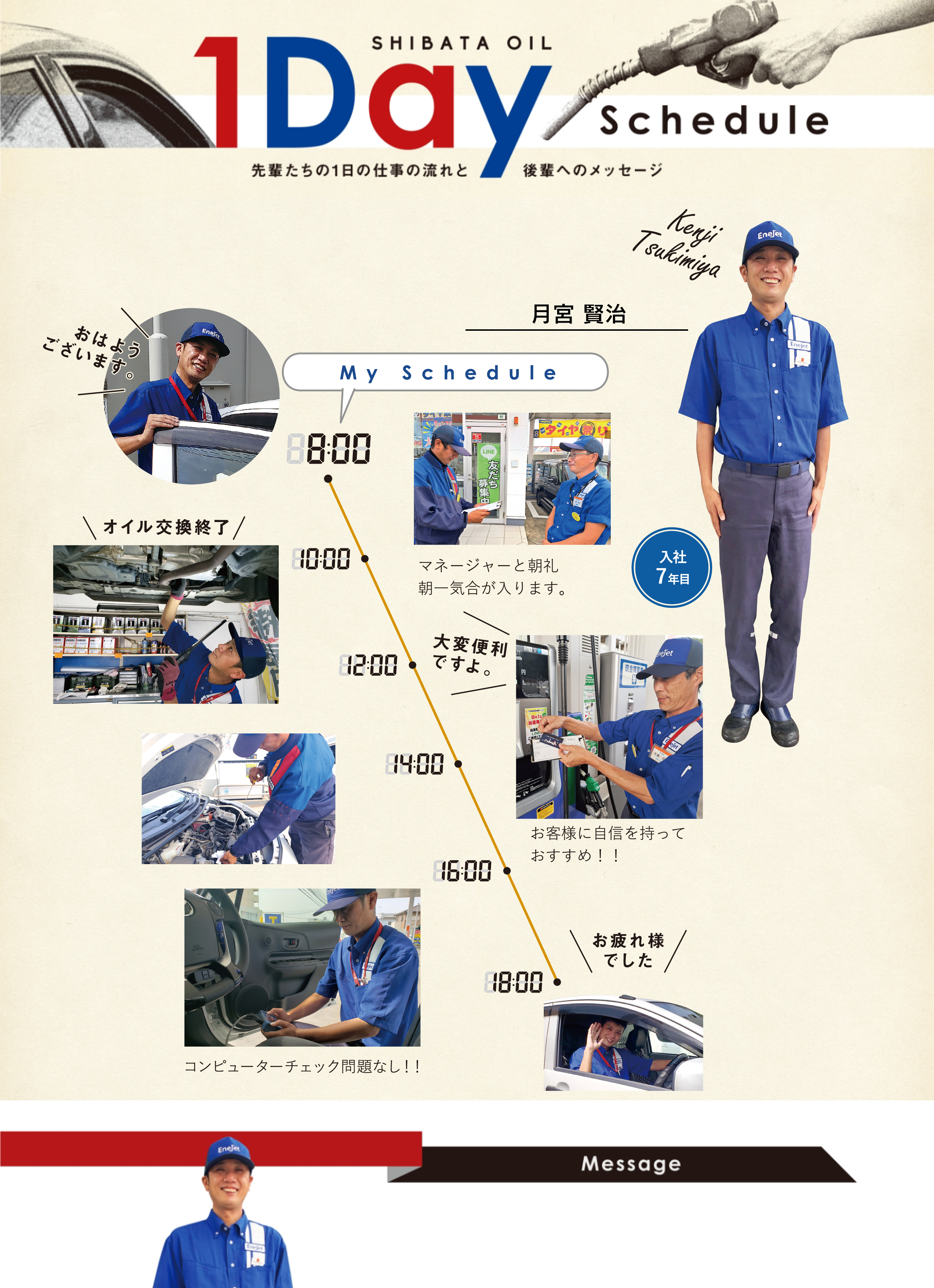 先輩たちの1日…入社7年目 月宮 賢治